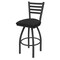Holland Bar Stool Co 25" Swivel Counter Stool, Pewter Finish, Graph Coal Seat 41025PW018 - alternate 1